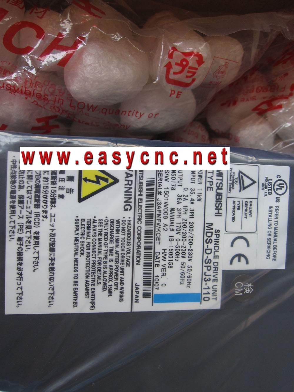 MDS-D-SPJ3-110 Mitsubishi spindle driver new