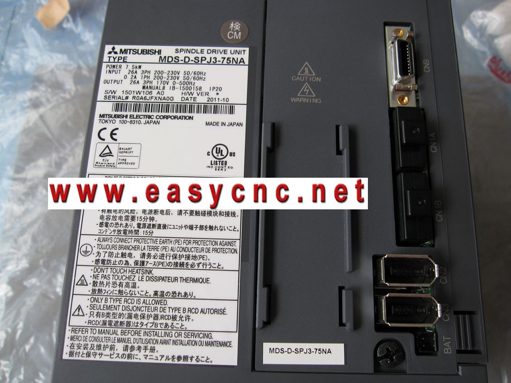 MDS-D-SPJ3-75 Mitsubishi spindle driver new