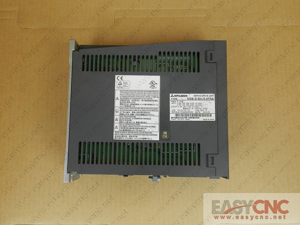 MDS-D-SVJ3-07NA Mitsubishi servo drive unit used