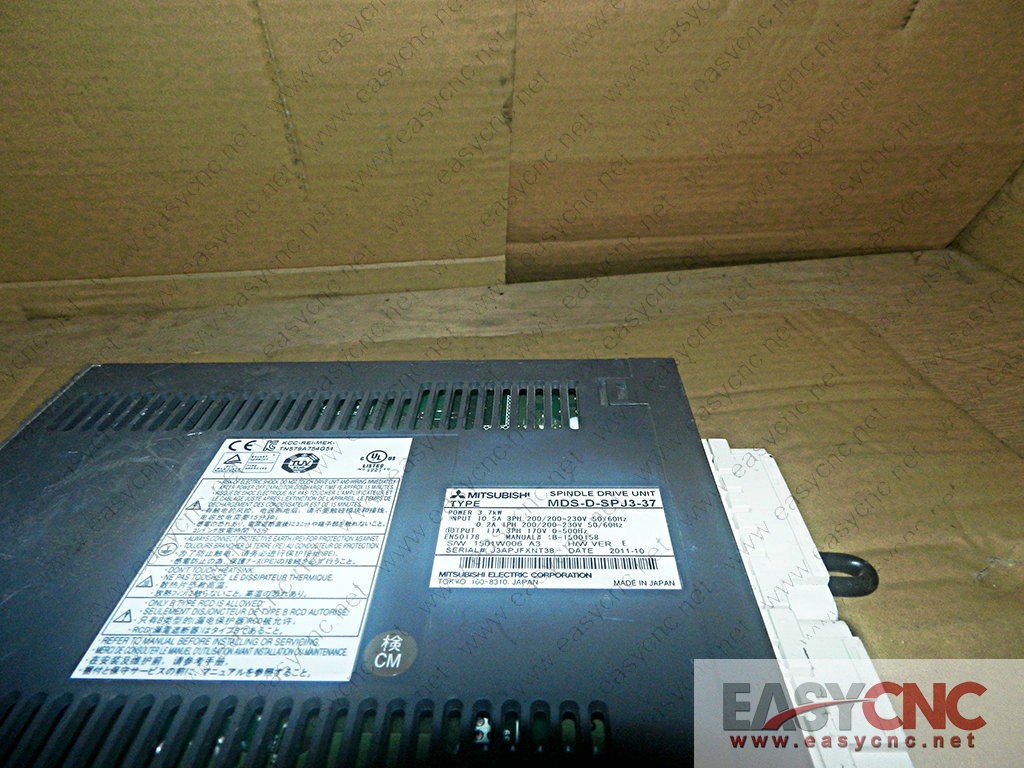 MDS-DSPJ3-37 Mitsubishi SPINDLE drive unit used
