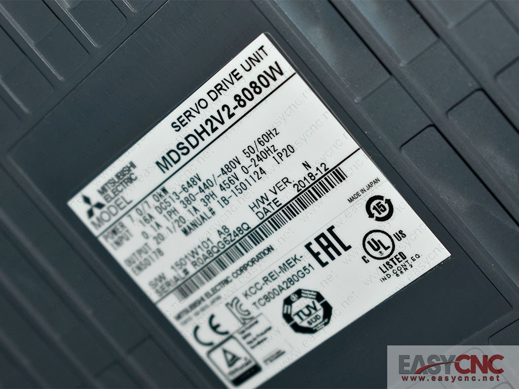 MDSDH2V2-8080W Mitsubishi servo drive unit new
