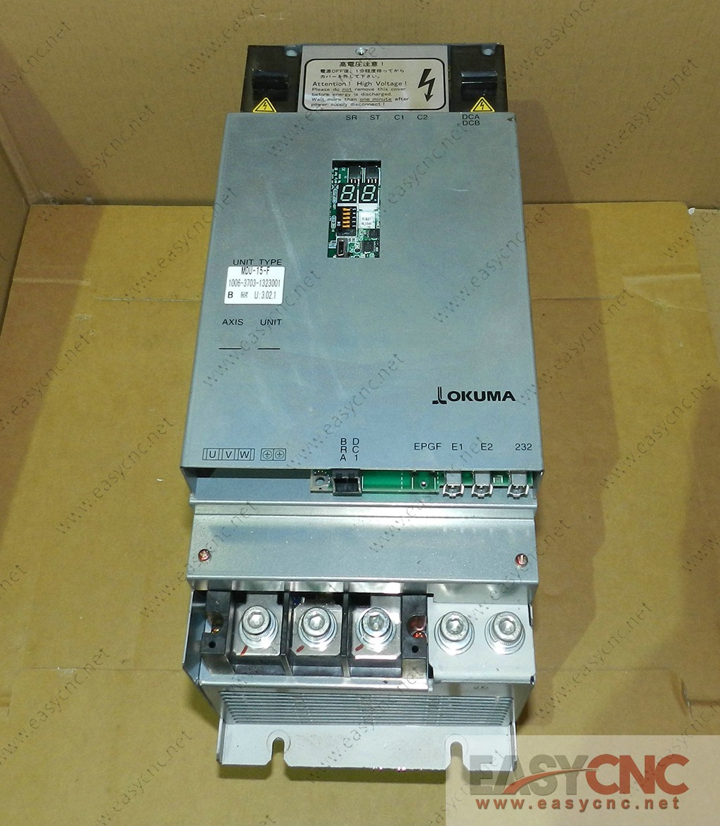 MDU-15-F OKUMA Servo Drives 1006-3703-1323001 used