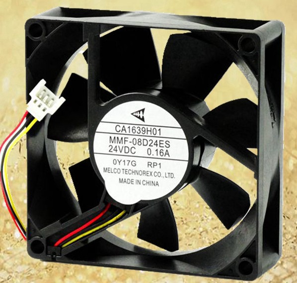 CA1639H01 MMF-08C24ES-RP1 Mitsubishi fan 24vdc 0.16A 80*80*25mm new
