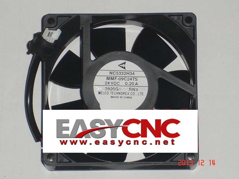 NC5332H34 MMF-09C24TS-RN9 Mitsubishi fan 24vdc 0.20A 92*92*25mm new