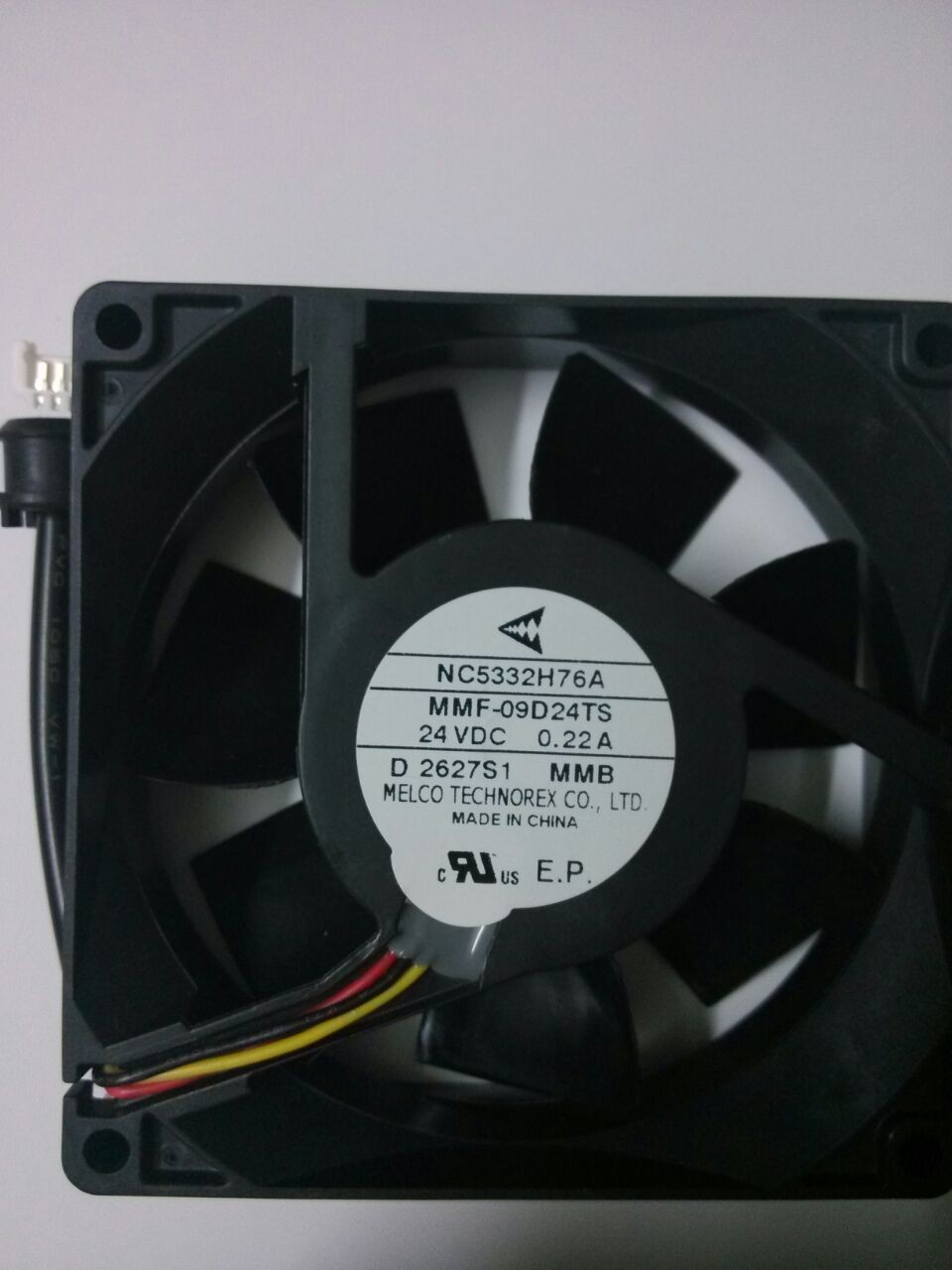 NC5332H76A MMF-09D24TS-mmB Mitsubishi fan 24vdc 0.22A 92*92*25mm new