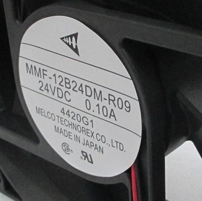 MMF-12D24DS-R09 Mitsubishi fan 24vdc 0.36A 120*120*38mm new
