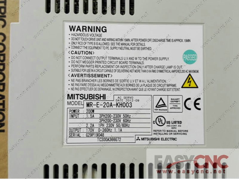 MR-E-20A-KH003 Mitsubishi ac servo new