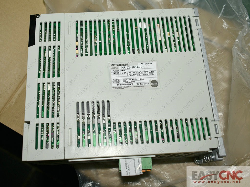 MR-J2-100A-S01 Mitsubishi servo drive used