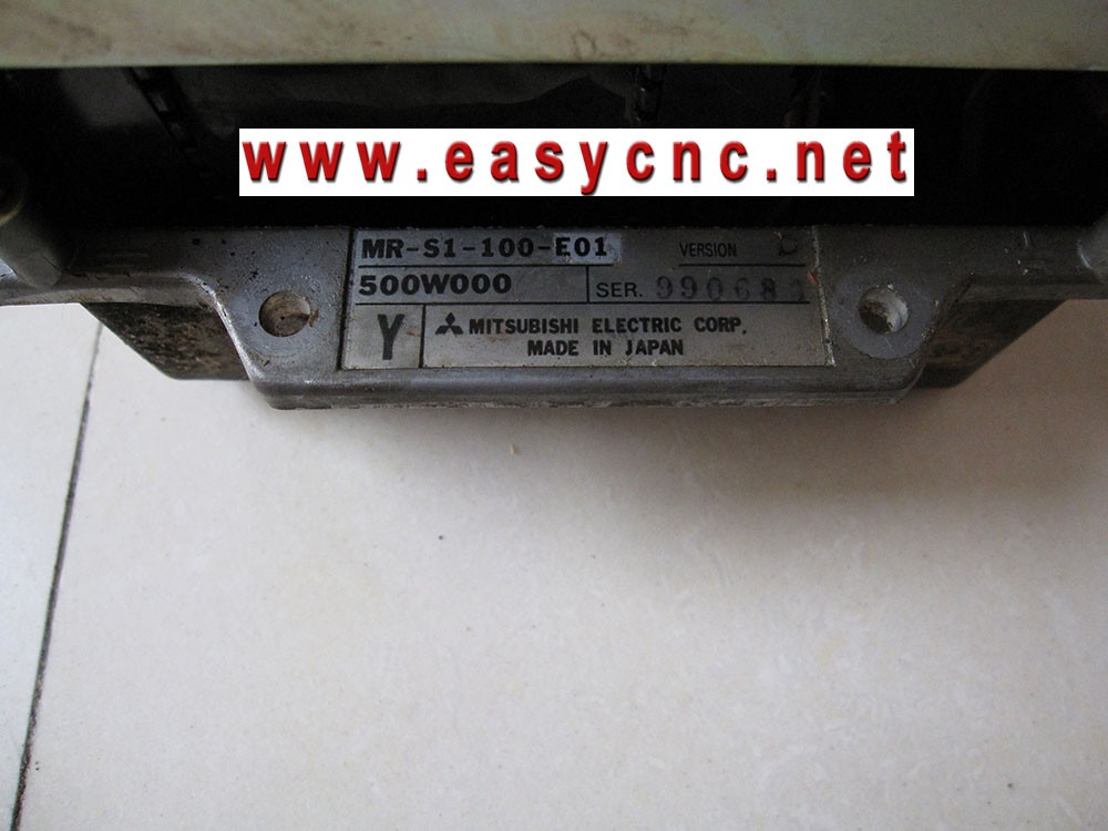 MR-S1-100-E01 Mitsubishi servo drive used