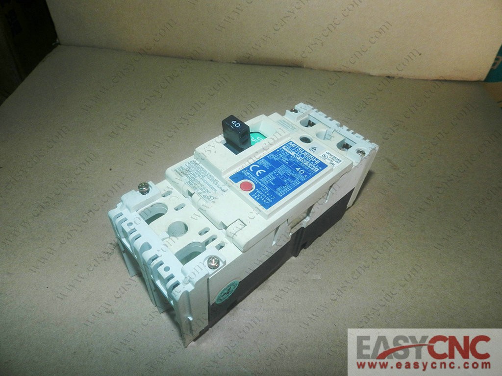 NF100-SWU2040 40A Mitsubishi no-fuse breaker used