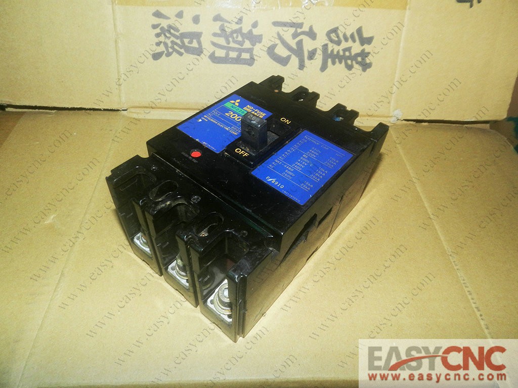NF225-CS 200A Mitsubishi no-fuse breaker used