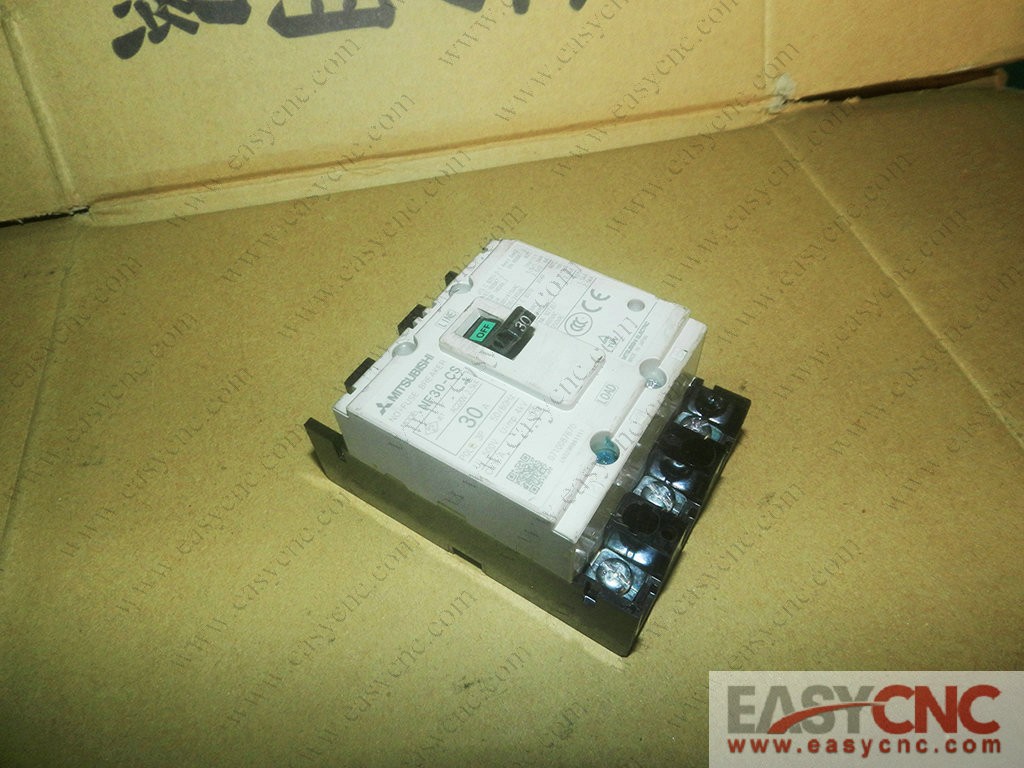 NF30-CS 30A Mitsubishi no-fuse breaker used