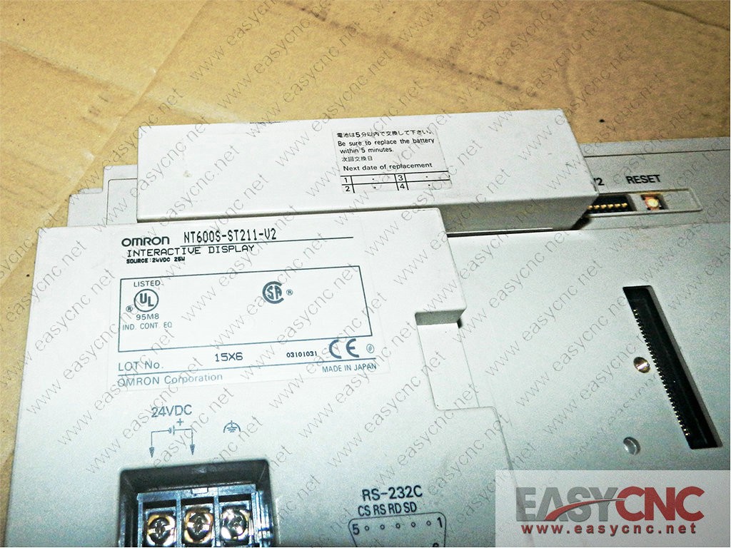 NT600S-ST211-V2 OMRON INTERACTIVE DISPLAY used