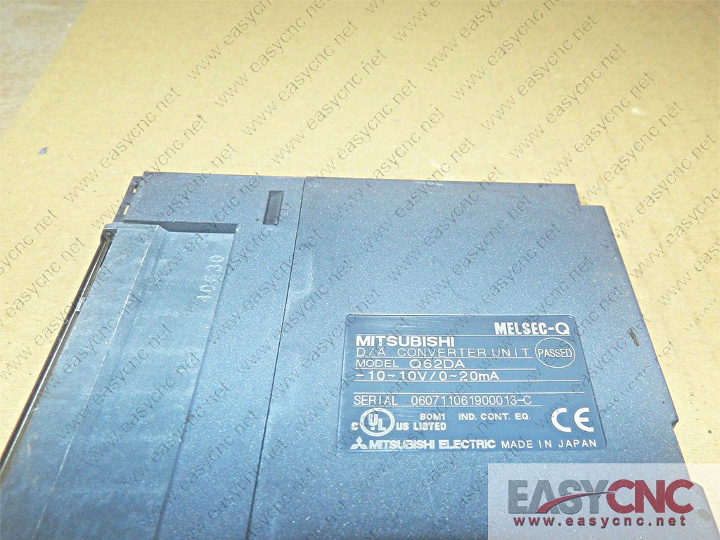 Q62DA Mitsubishi D/A converter unit used