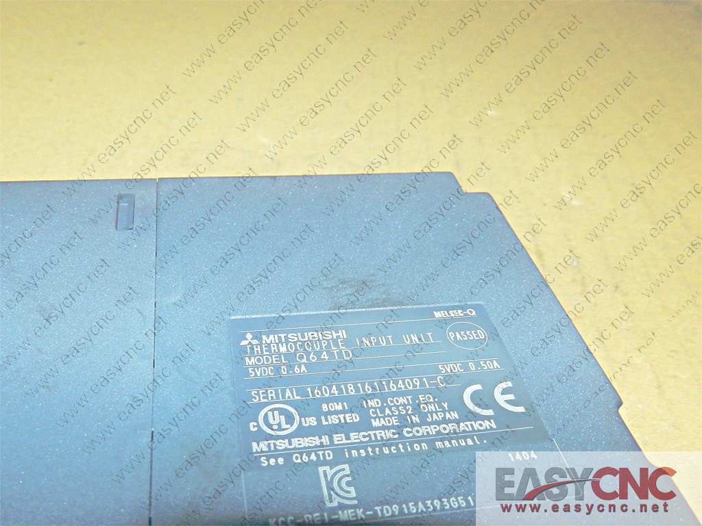 Q64TD Mitsubishi thermocouple input unit used