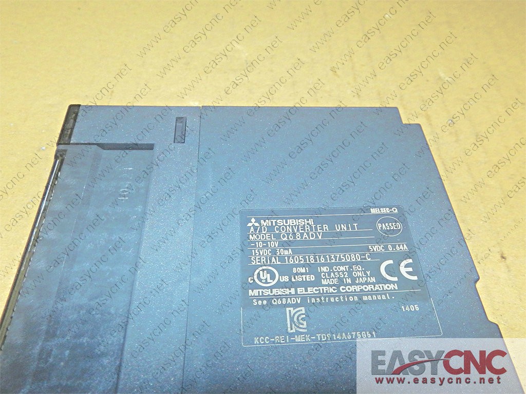 Q68ADV Mitsubishi A/D converter unit used