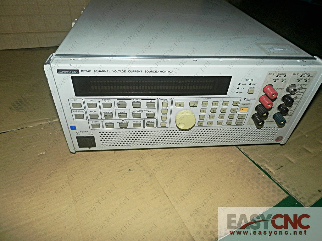 R6246 ADVANTEST 2 Channel Voltage Current Source Monitor used