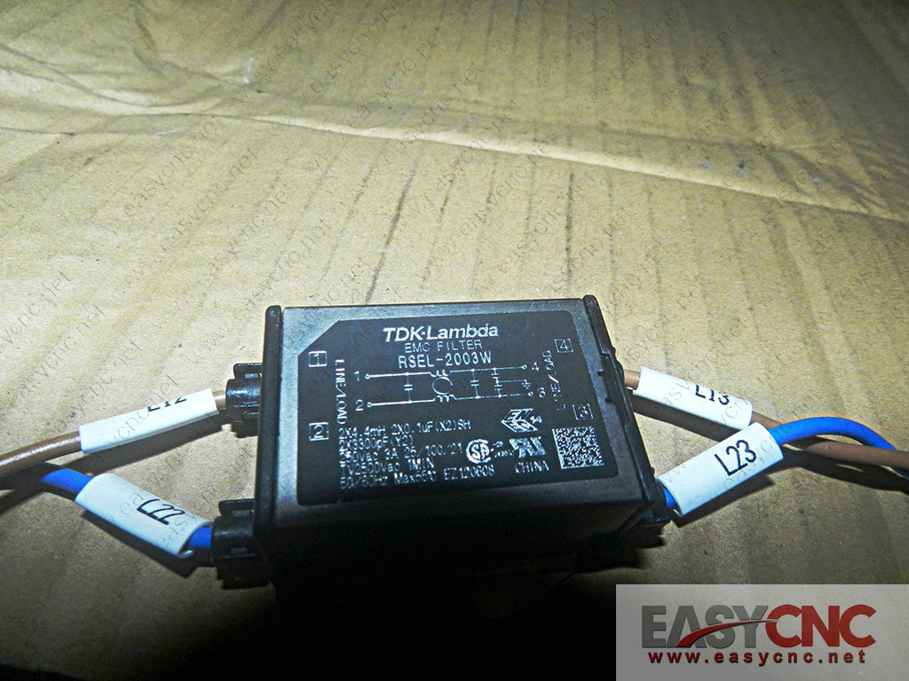 RSEL-2003W TDK EMC FILTER used