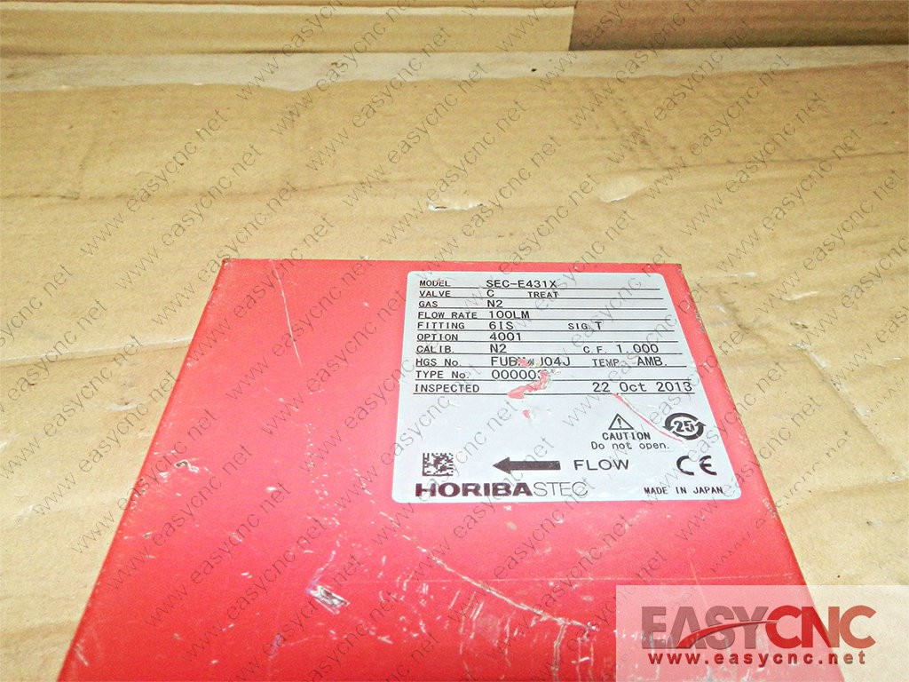 SEC-E431X HORIBA STEC Mass Flow Controller used