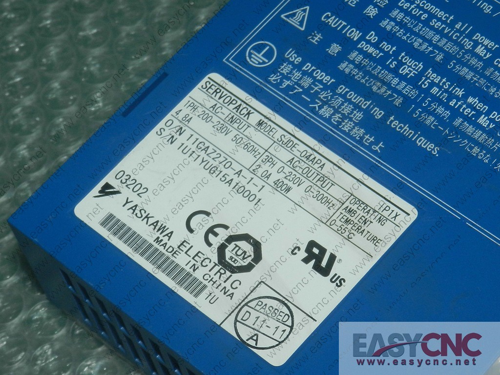 SJDE-04APA Yaskawa servopack new