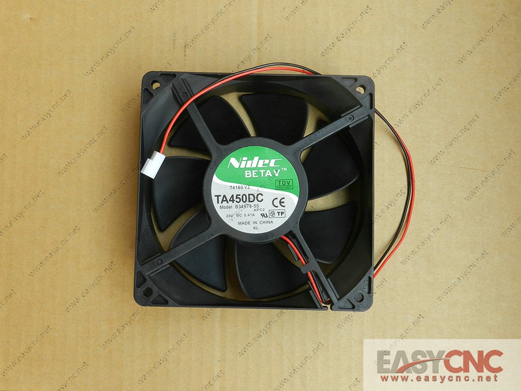 TA450DC B34978-55 Nidec fan 24vdc 0.41a 120*120*38mm new