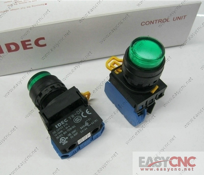 YW1L-M2E10Q0G YW-DE IDEC control unit switch green new