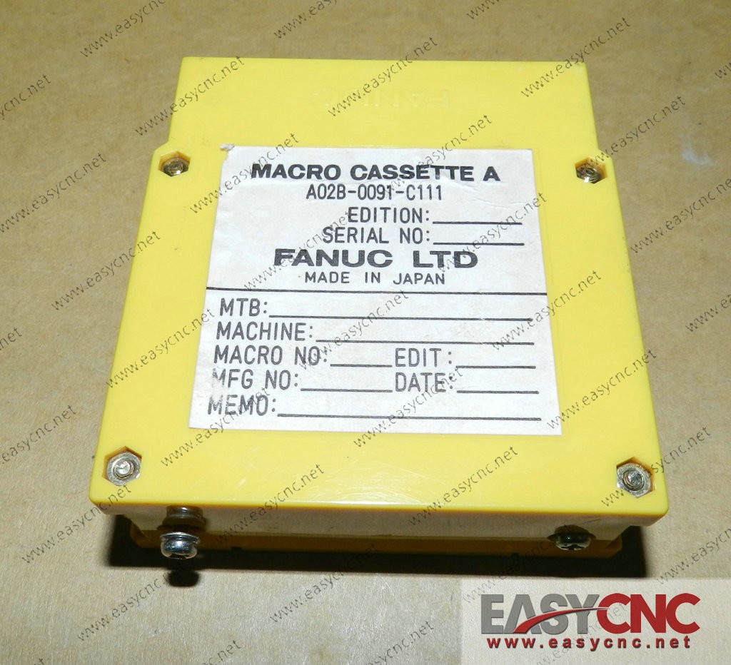 A02B-0091-C111 Fanuc macro cassette A used