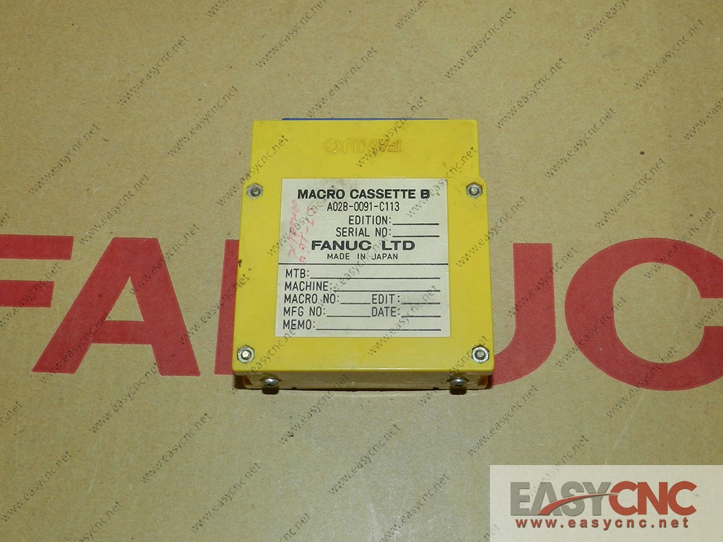 A02B-0091-C113 Fanuc Macro cassette used