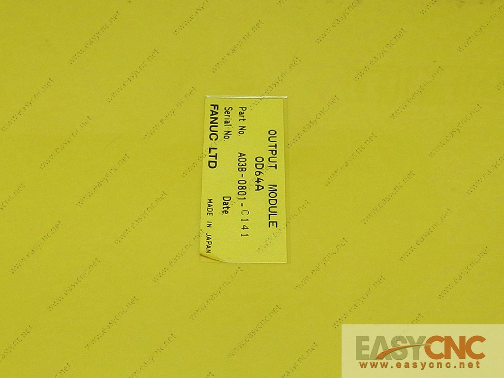 A03B-0801-C141 OD64A Fanuc output module used