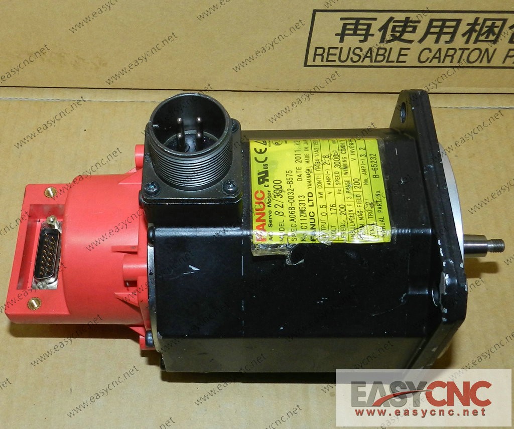 A06B-0032-B575 Fanuc servo motor B2/3000 used