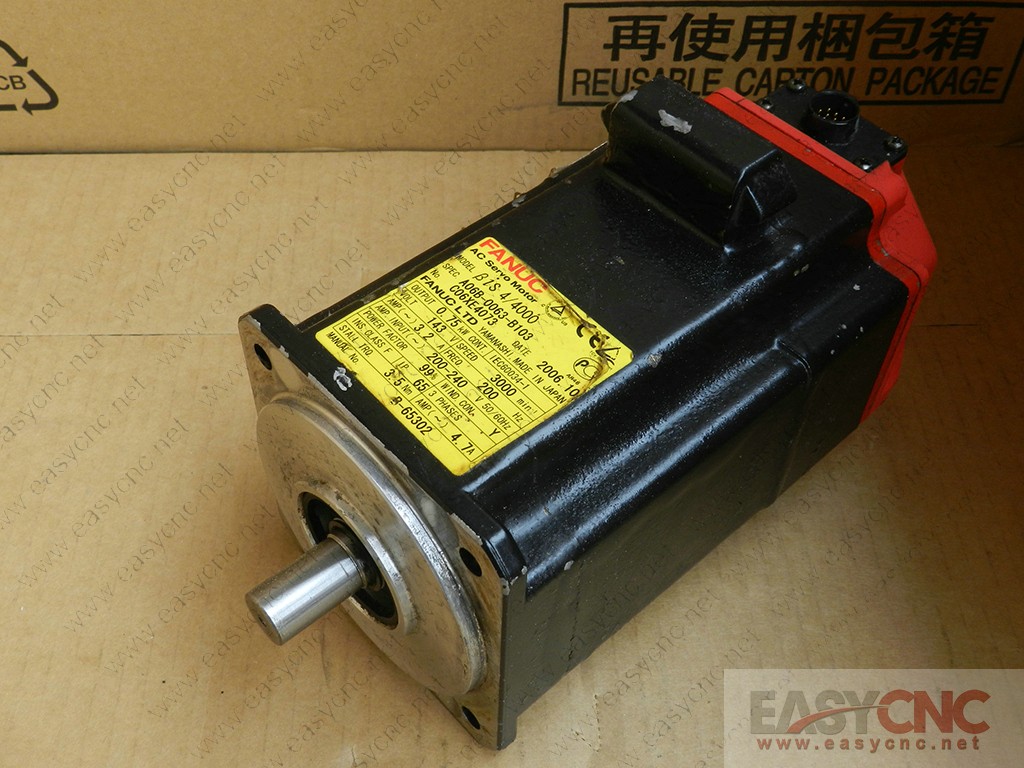 A06B-0063-B103 Fanuc ac servo motor Bis4/4000 used