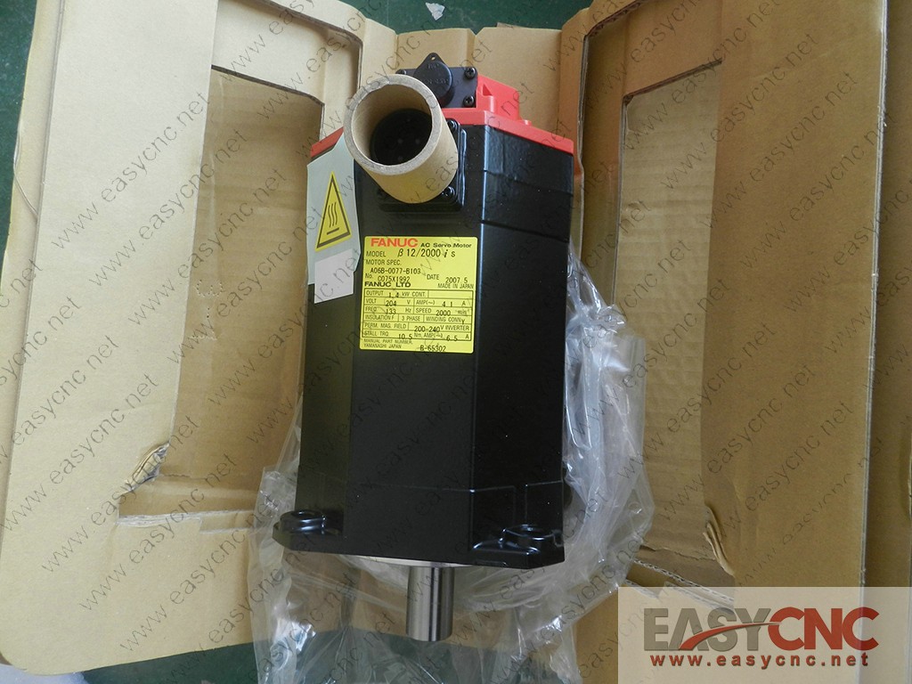 A06B-0077-B103 Fanuc ac servo motor BisC12/2000 new