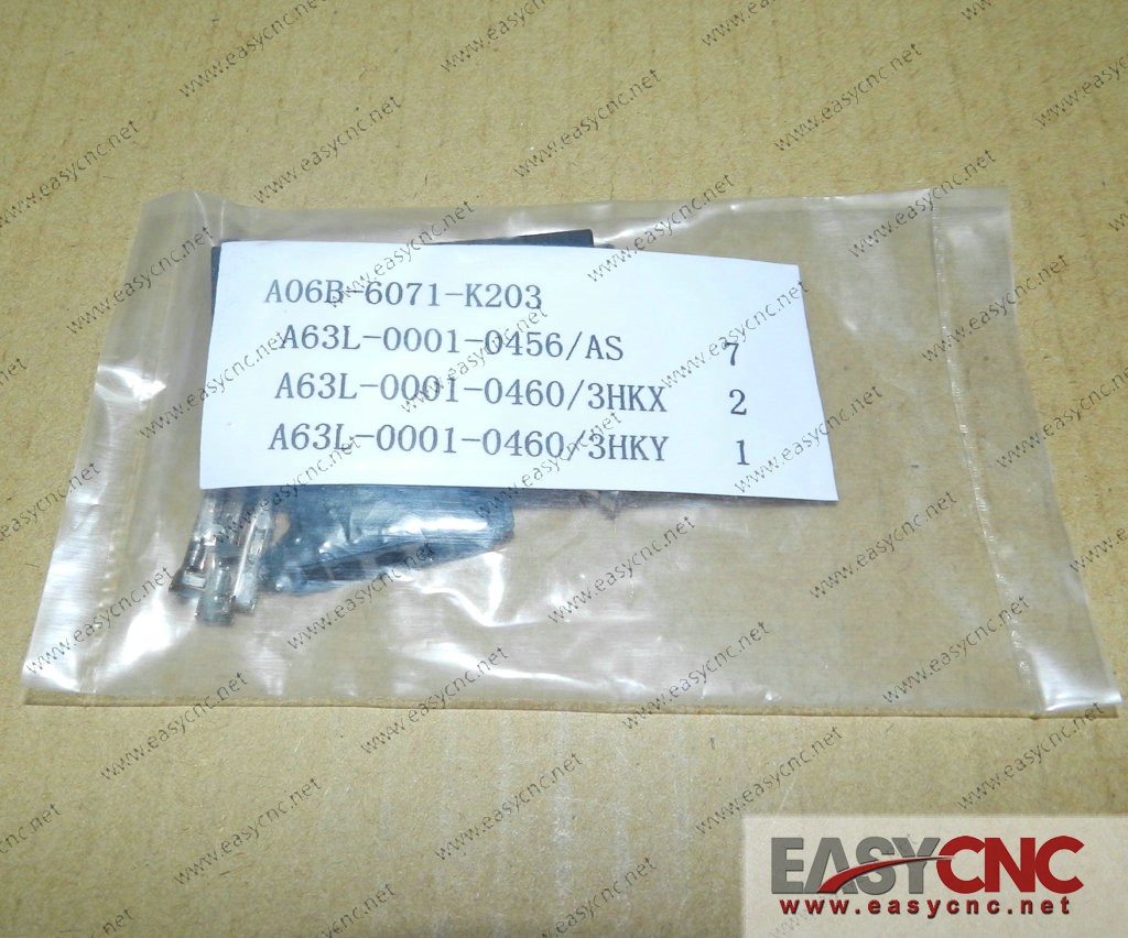 A06B-6071-K203 Fanuc Connector A63L-0001-0456/AS A63L-0001-0460/3HKX A63L-0001-0460/3HKY new