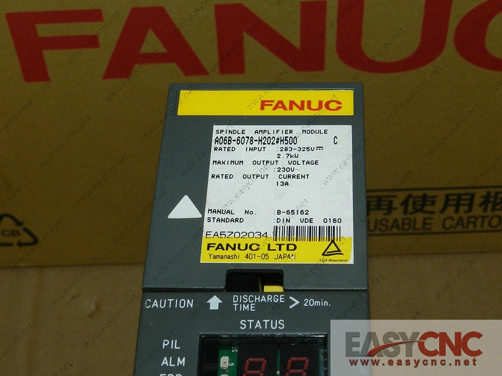 A06B-6078-H202#H500 Fanuc spindle amplifier module SPM-2.2 used