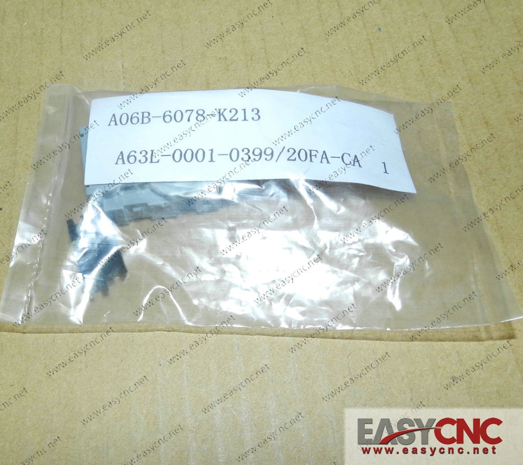 A06B-6078-K213 A63L-0001-0399/20FA-CA Fanuc Connector new
