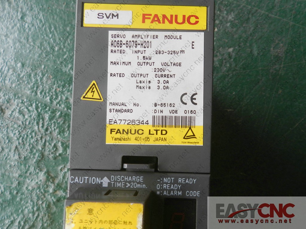 A06B-6079-H201 Fanuc servo amplifier SVM2-12/12 used