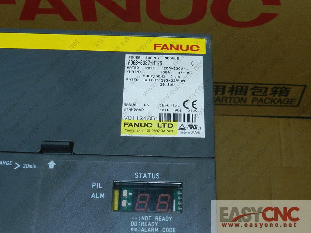 A06B-6087-H126 Fanuc power supply module used