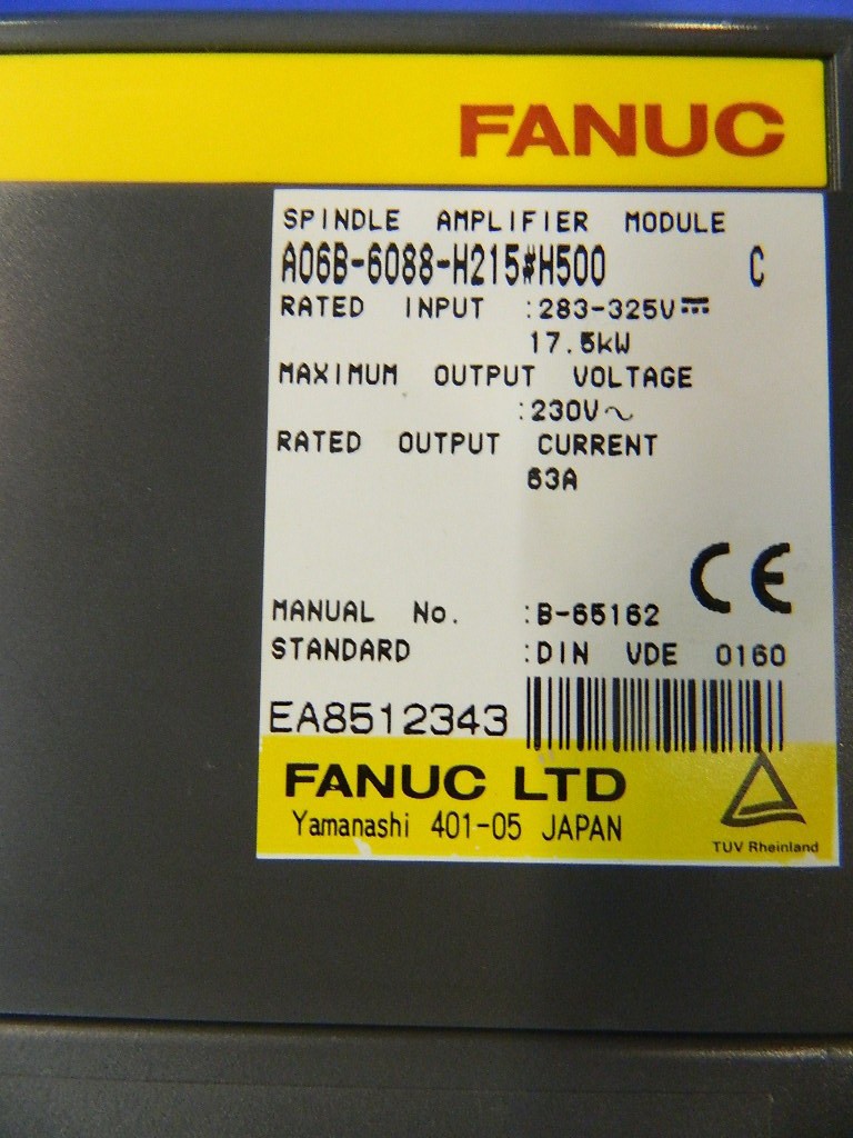 A06B-6088-H215 Fanuc spindle amplifier module SPM-15 used