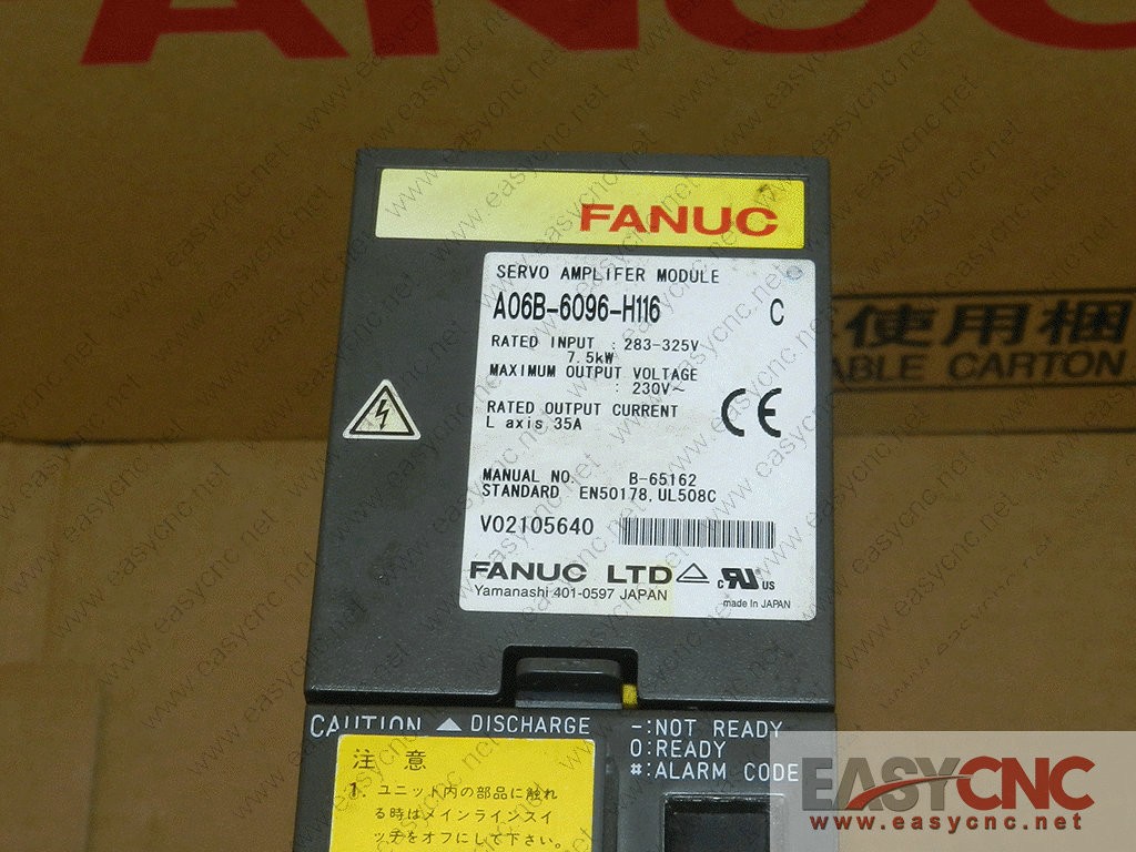 A06B-6096-H116 Fanuc servo amplifier module fssb SVM1-130S used