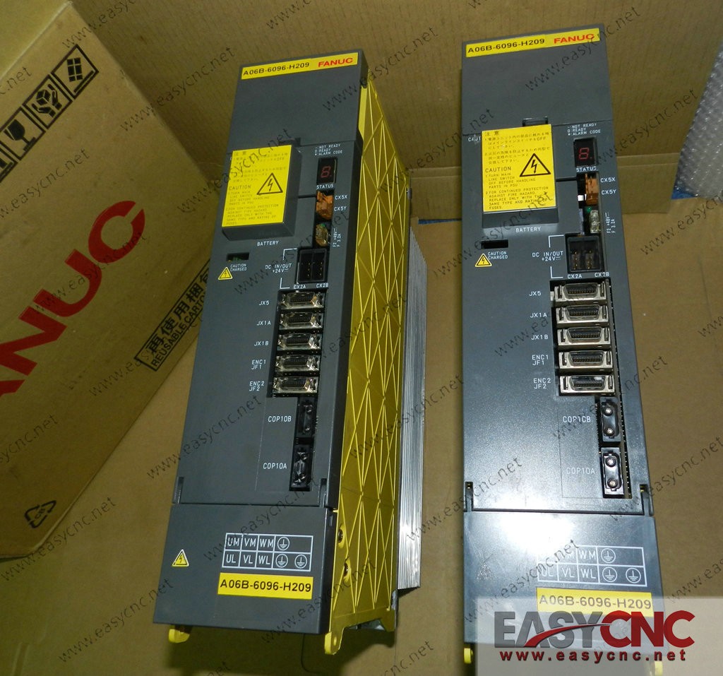 A06B-6096-H209 Fanuc servo amplifier module fssb SVM 2-40L/40L used