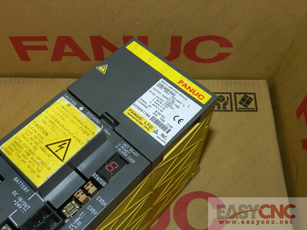 A06B-6096-H303 Fanuc servo amplifier module fssb SVM3-12/20/20 used