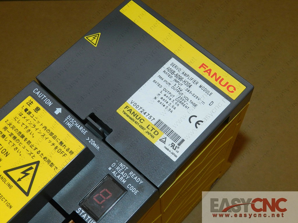 A06B-6096-H304 Fanuc servo amplifier module fssb SVM3-20/20/20 used