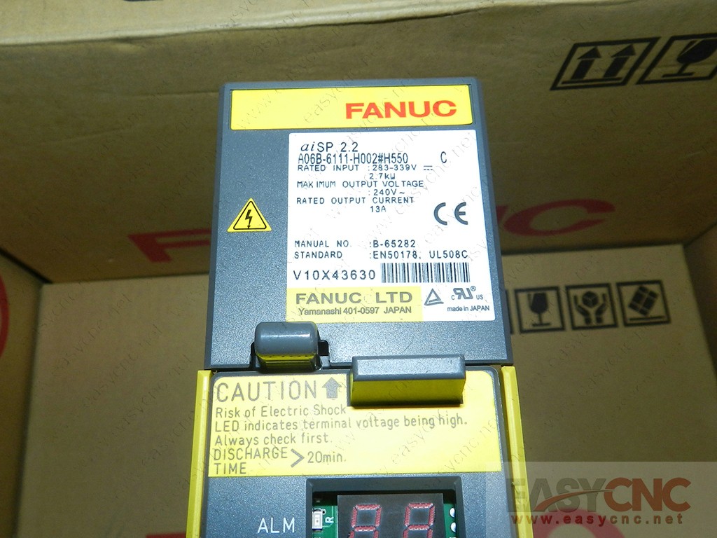 A06B-6111-H002#H550 Fanuc spindle amplifier aiSP2.2 new