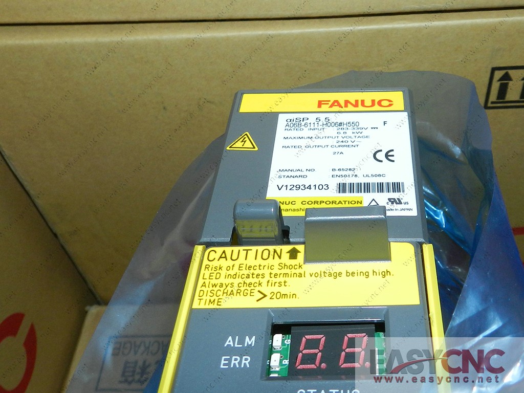 A06B-6111-H006#H550 Fanuc spindle amplifier aiSP5.5 new