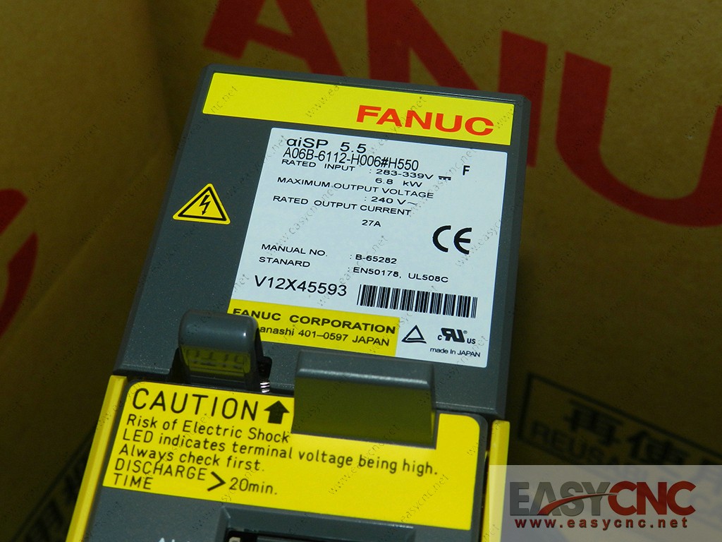 A06B-6112-H006#H550 Fanuc spindle amplifier aiSP5.5 new