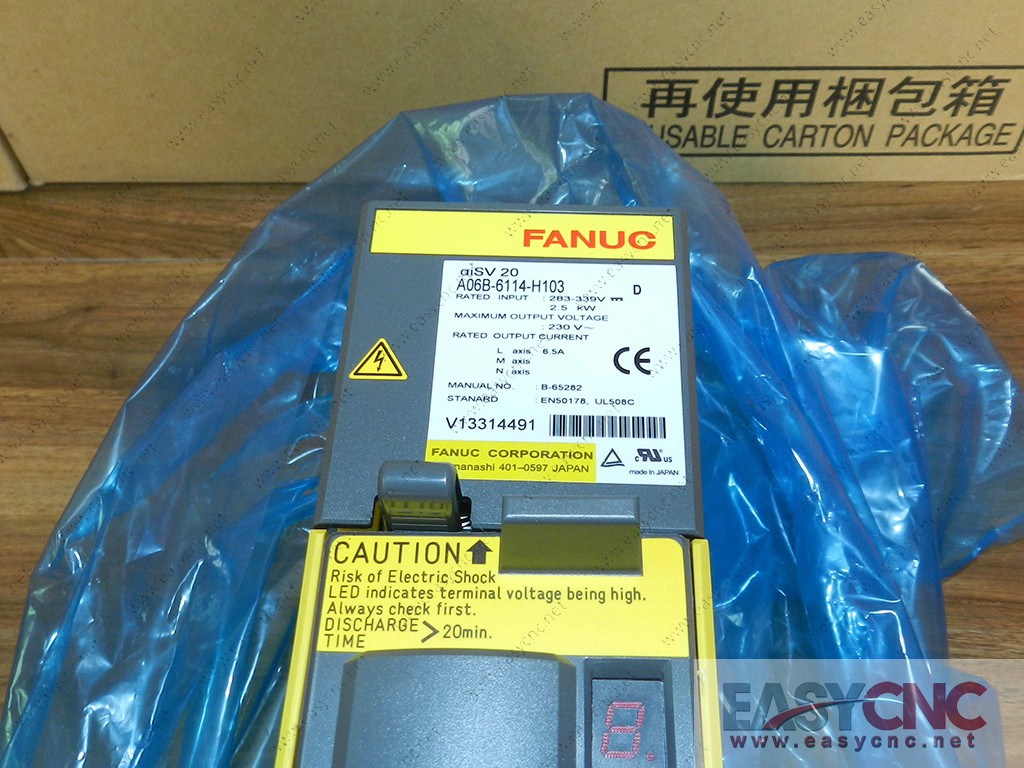 A06B-6114-H103 Fanuc servo amplifier module aiSV20 new