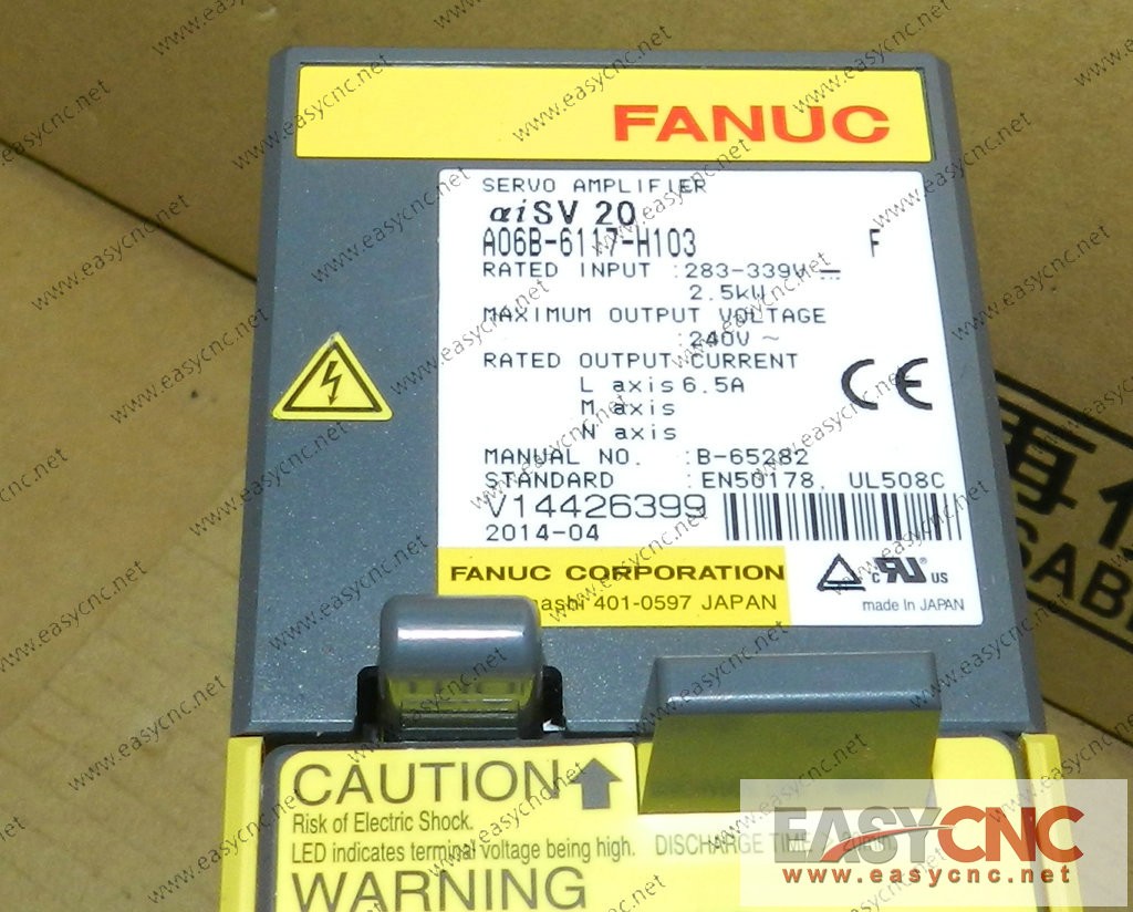 A06B-6117-H103 Fanuc servo amplifier module aiSV20 new