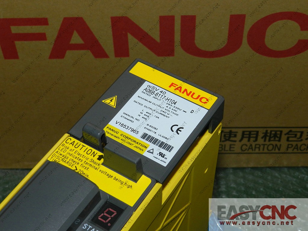 A06B-6117-H104 Fanuc servo amplifier module aiSV40 new