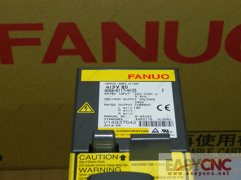 A06B-6117-H105 Fanuc servo amplifier module aiSV80 new