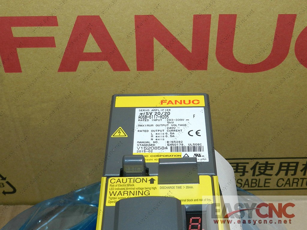 A06B-6117-H205 Fanuc servo amplifier module aiSV20/20 new